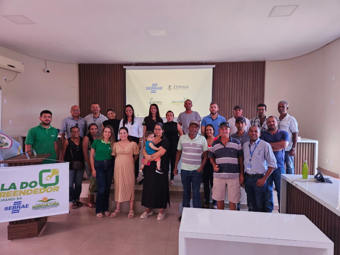 Equipe da Zziphus em evento na Sala do Empreendedor